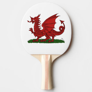 Pala De Ping Pong Dragón Rojo de Gales