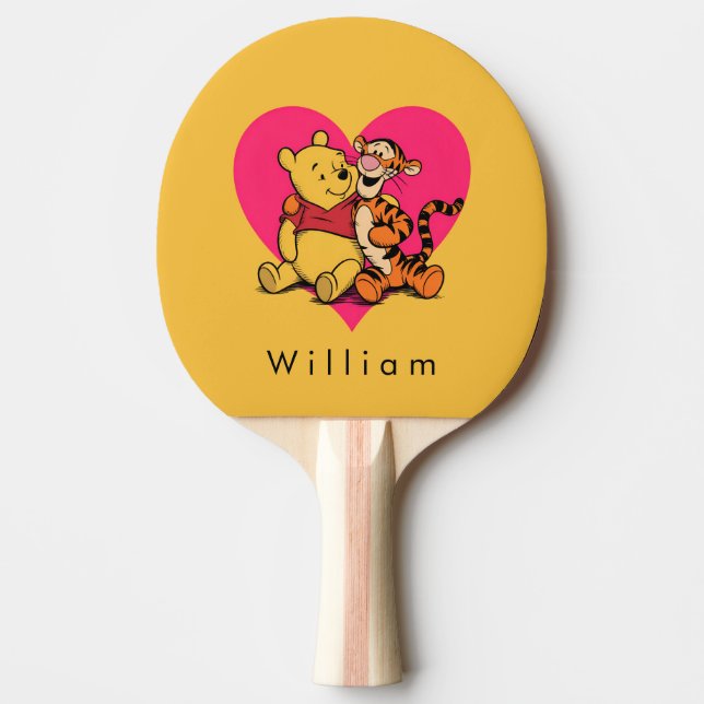 Pala De Ping Pong Dulce Winnie the Pooh y Tigger (Anverso)