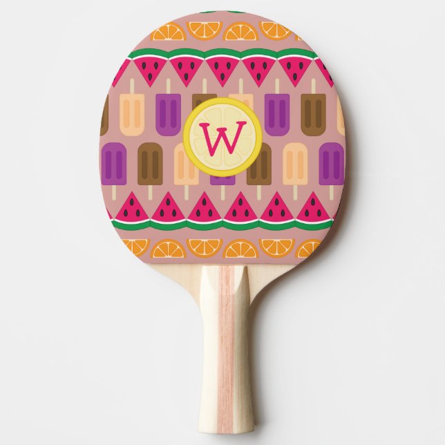 Pala De Ping Pong Dulces de verano Ping Pong Paddle (Anverso)