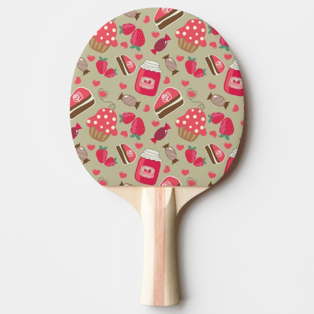 Pala De Ping Pong Dulces retros (Anverso)