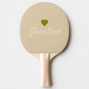 Pala De Ping Pong Duna de arena de mediados de siglo firma GR Heart