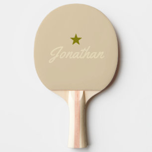 Pala De Ping Pong Duna de arena de mediados de siglo Vintage GR Star