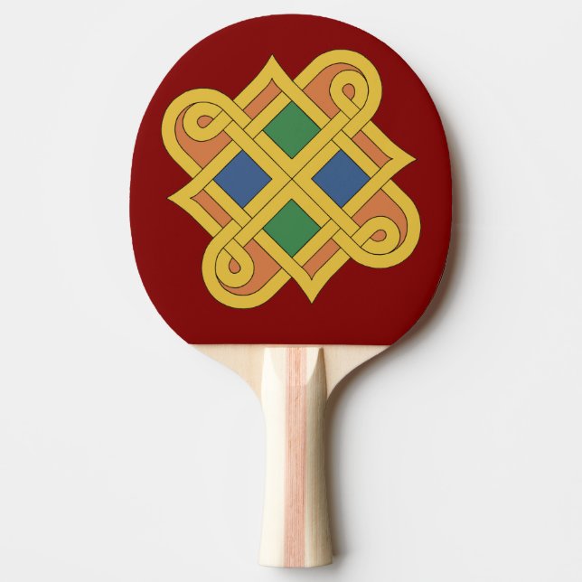 Pala De Ping Pong Durrow Knotwork 2016 (Anverso)