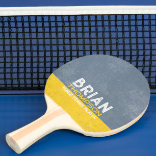 Pala De Ping Pong Dusty Blue / Yellowish Elegante Guay