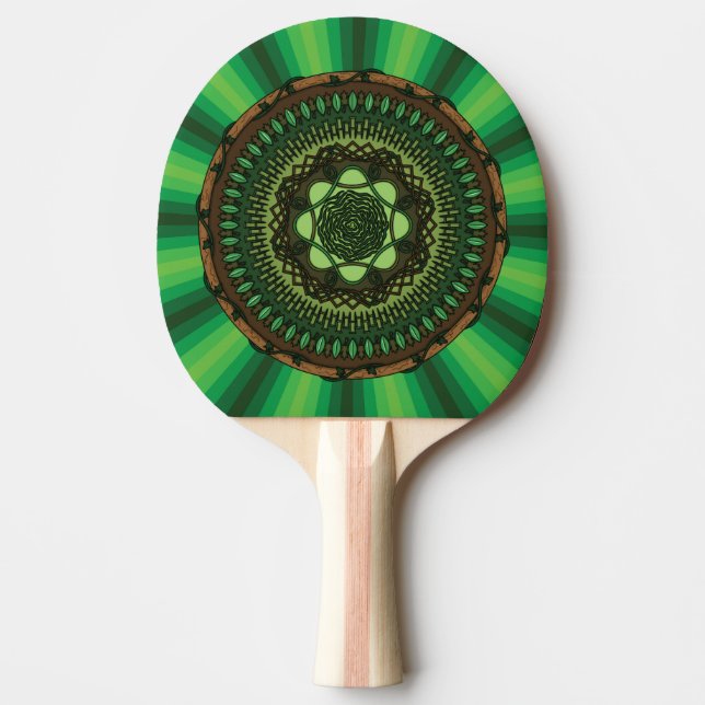Pala De Ping Pong Earth Mandala Ping Pong Paddle (Anverso)