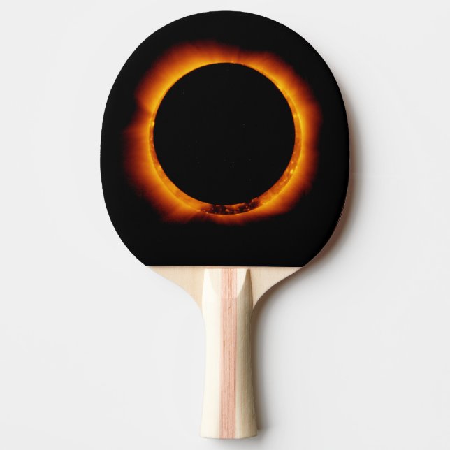 Pala De Ping Pong Eclipse solar casi total (Anverso)