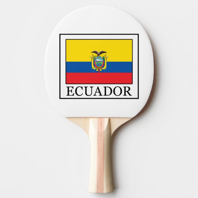 Pala De Ping Pong Ecuador (Anverso)