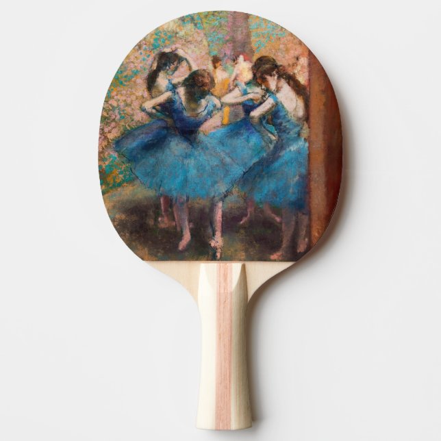 Pala De Ping Pong Edgar Degas - Bailarinas de azul (Anverso)