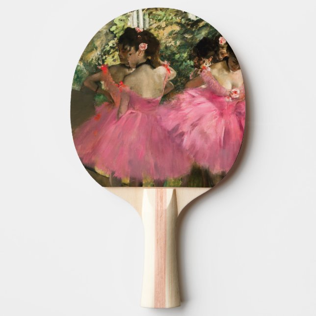 Pala De Ping Pong Edgar Degas - Bailarinas de rosa (Anverso)