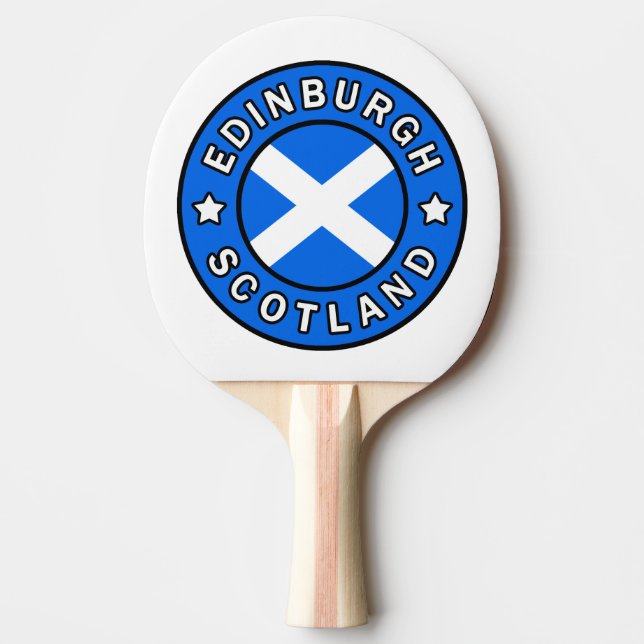 Pala De Ping Pong Edimburgo Escocia (Anverso)