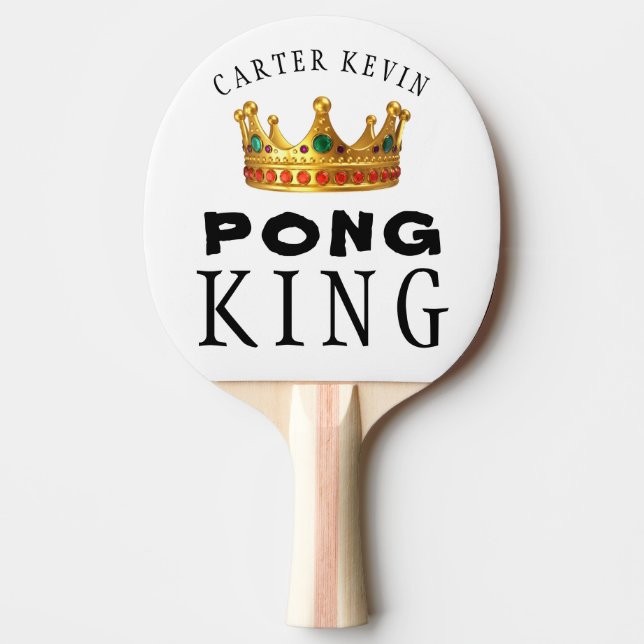 Pala De Ping Pong Editable personalizado (Anverso)