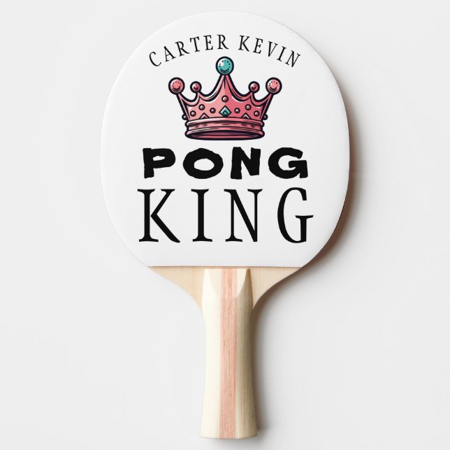 Pala De Ping Pong Editable personalizado (Anverso)