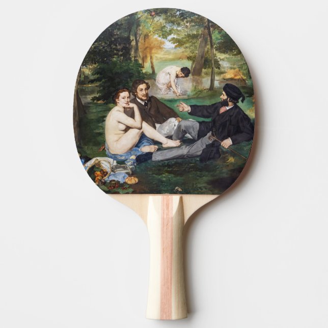 Pala De Ping Pong Edouard Manet - Almuerzo en la hierba (Anverso)