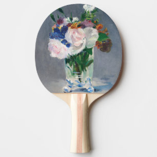 Pala De Ping Pong Edouard Manet - Flores en un jarrón de cristal