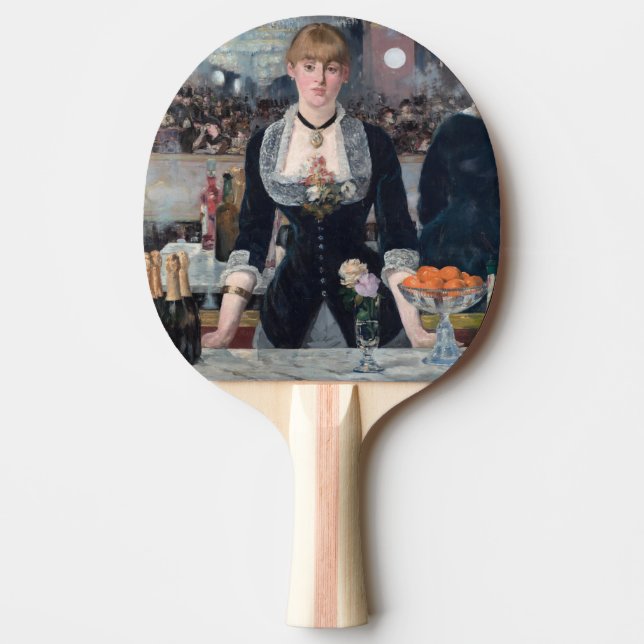 Pala De Ping Pong Edouard Manet - Un bar en el Folies-Bergere (Anverso)