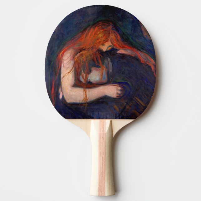 Pala De Ping Pong Edvard Munch - Vampiro / Amor y dolor (Anverso)