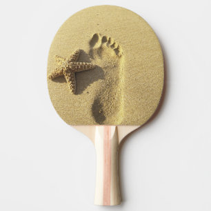 Pala De Ping Pong EE. UU., Hawái, Maui, Makena Beach, Huella y