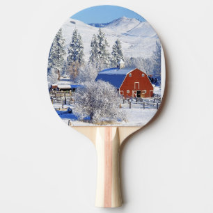 Pala De Ping Pong EE. UU., Washington, Methow Valley, graneros en