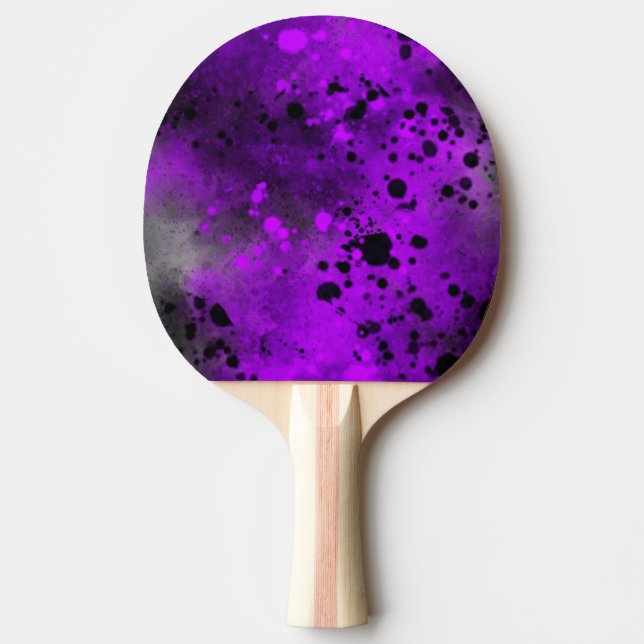 Pala De Ping Pong Efecto de salpicadura de pintura de pulverización  (Anverso)