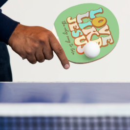 Pala De Ping Pong El amor como Jesús cristiano