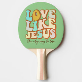 Pala De Ping Pong El amor como Jesús cristiano