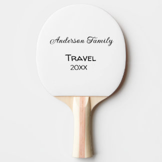 Pala De Ping Pong El apellido de la familia viaje aventura de vacaci