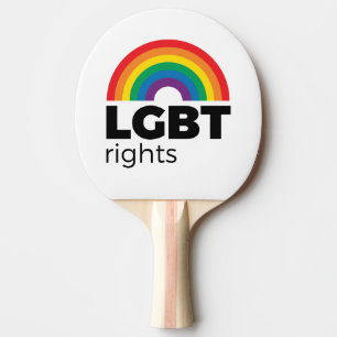 Pala De Ping Pong El arcoiris de los derechos LGBT