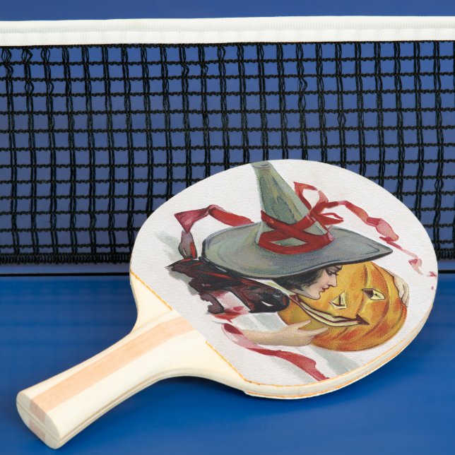 Pala De Ping Pong El Beso de la Bruja: una Calabaza de Halloween (in situ)