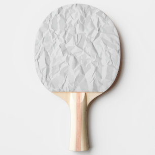 Pala De Ping Pong El blanco arrugó la textura de papel