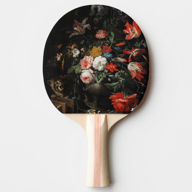 Pala De Ping Pong El Bouquet girado de Abraham Mignon (Anverso)