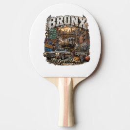 Pala De Ping Pong El Bronx Nueva York Boogie Down Collage Urbano