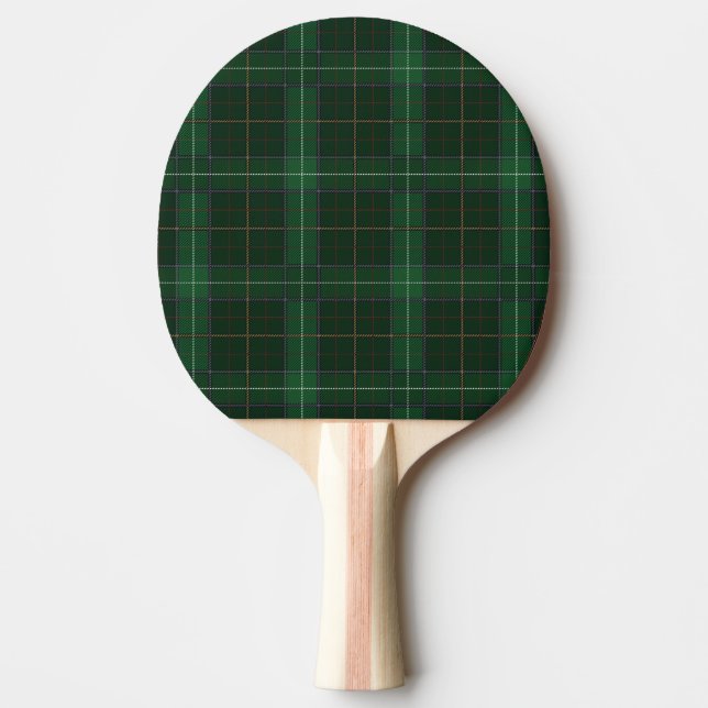 Pala De Ping Pong El clan plaid Walsh Tartan Green Checkered (Anverso)