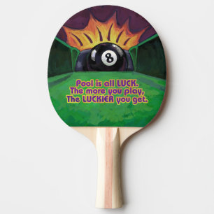 Pala De Ping Pong El estanque es la suerte
