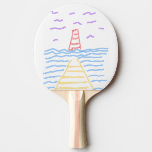 Pala De Ping Pong El faro y el muelle
