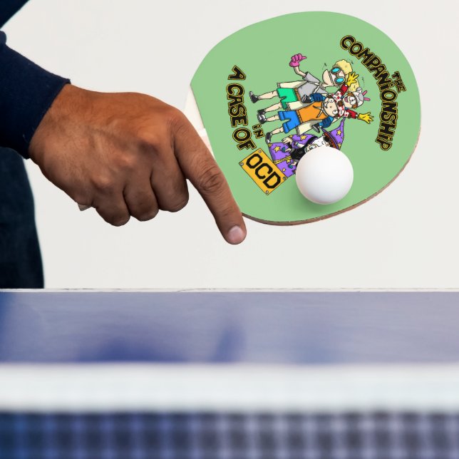 Pala De Ping Pong El funcionario de la compañía (in situ)