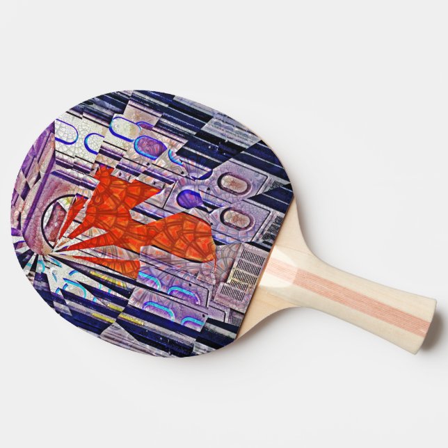 Pala De Ping Pong El futuro del arte retro de mañana (Lateral)