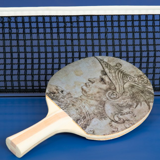 Pala De Ping Pong El guerrero con casco de Leonardo, Ping Pong Paddl (in situ)