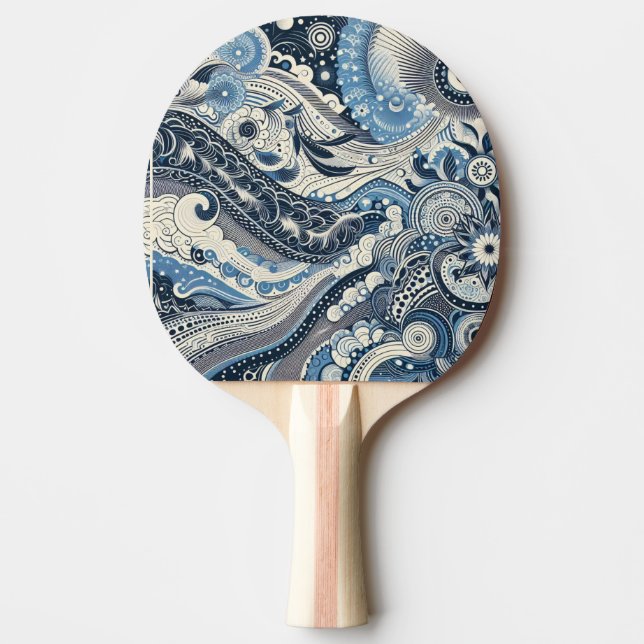 Pala De Ping Pong El Home Studio Indigo Bloom (Anverso)