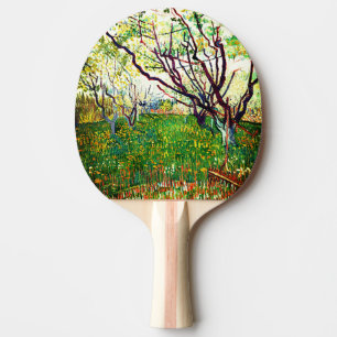 Pala De Ping Pong El huerto florido (1888) de Vincent Van Gogh