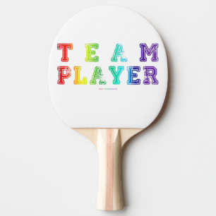 Pala De Ping Pong El jugador del equipo de SlipperyJoe lleno de lluv