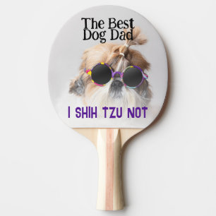 Pala De Ping Pong El mejor padre del perro Shih Tzu No el Día del Pa