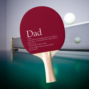 Pala De Ping Pong El mejor papi del mundo define a Borgoña como padr