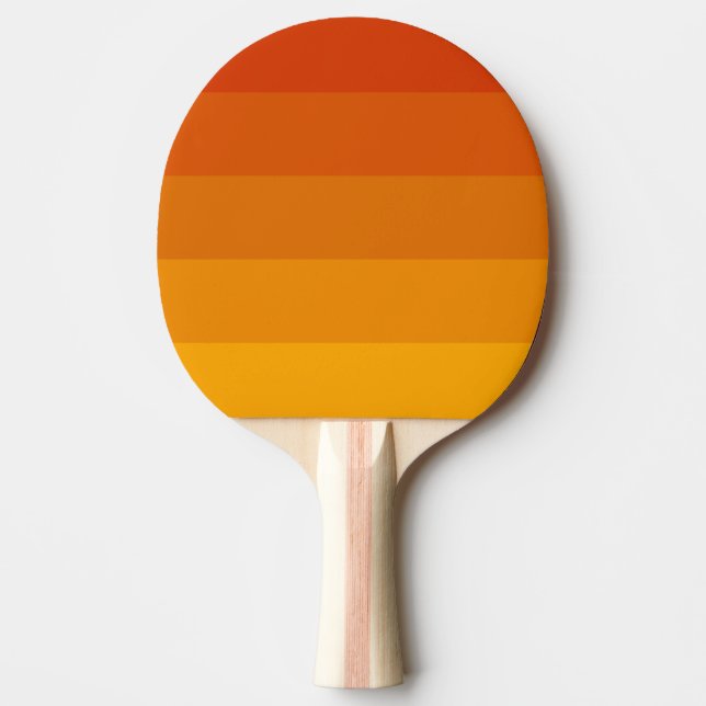 Pala De Ping Pong El naranja raya la paleta (Anverso)