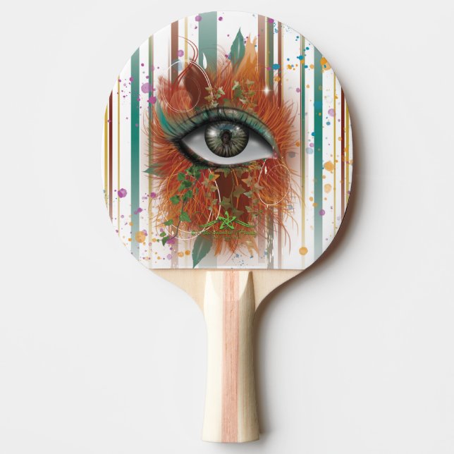 Pala De Ping Pong El ojo de Nikole (Anverso)