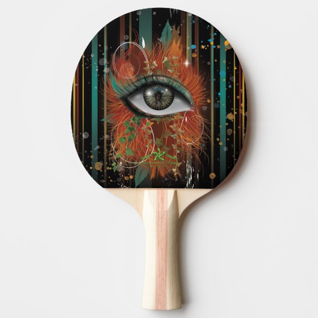 Pala De Ping Pong El ojo de Nikole (Anverso)