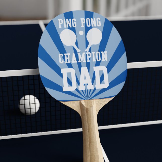 Pala De Ping Pong El pádel de campeón de ping-pong azul de papá (Subido por el creador)