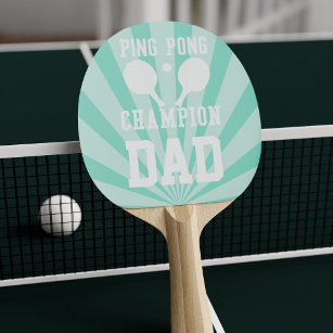 Pala De Ping Pong El pádel de campeón de ping pong verde de papá