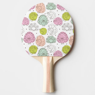 Pala De Ping Pong el pavo real embroma el vintage del papel pintado
