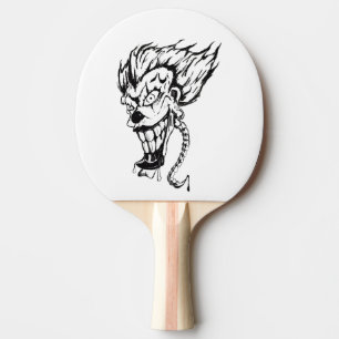 Pala De Ping Pong El payaso malvado Ping Pong Paddle