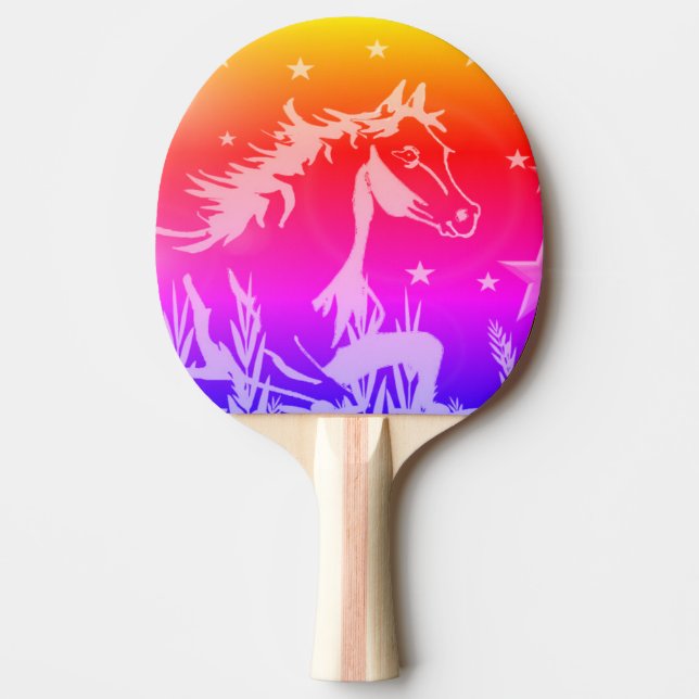 Pala De Ping Pong El pequeño pony dulce, rosa (Anverso)